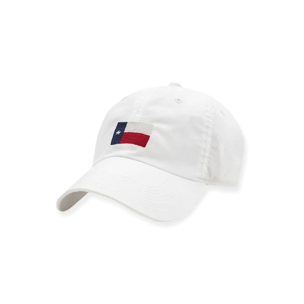 White Texas Flag Needlepoint Hat