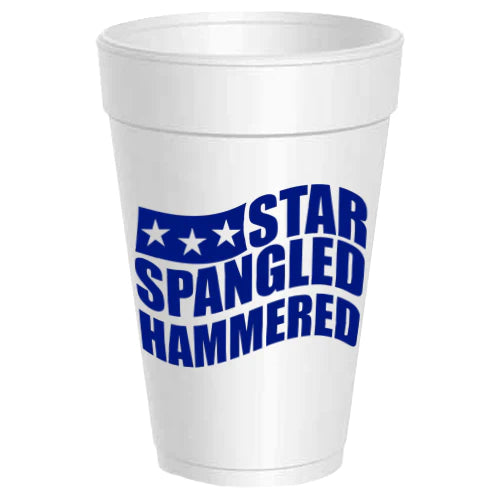 Star Spangled Hammered Cups