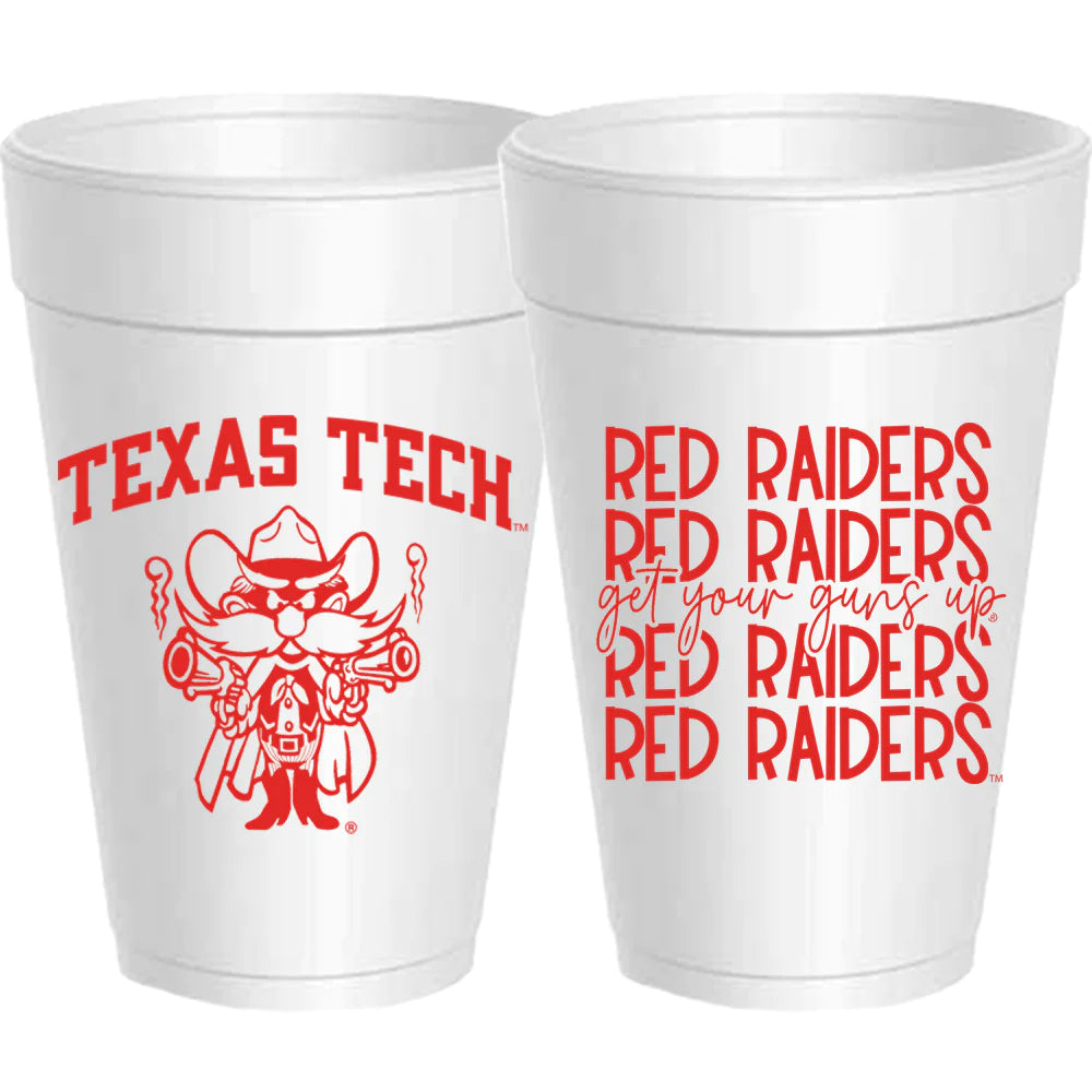 Texas Tech Red Raider Mirror Cups
