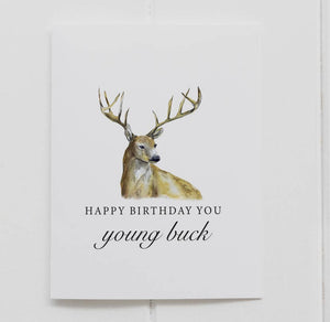 Happy Birthday Young Buck Card