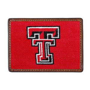Texas Tech Needlepoint Wallet Card
