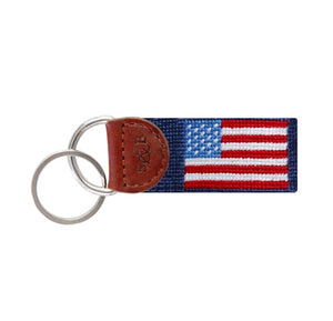 American Flag Key Fob