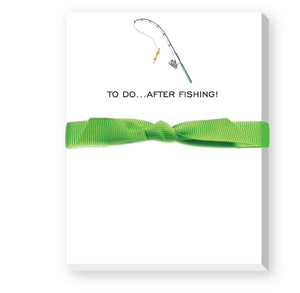 To Do After Fishing Notepad