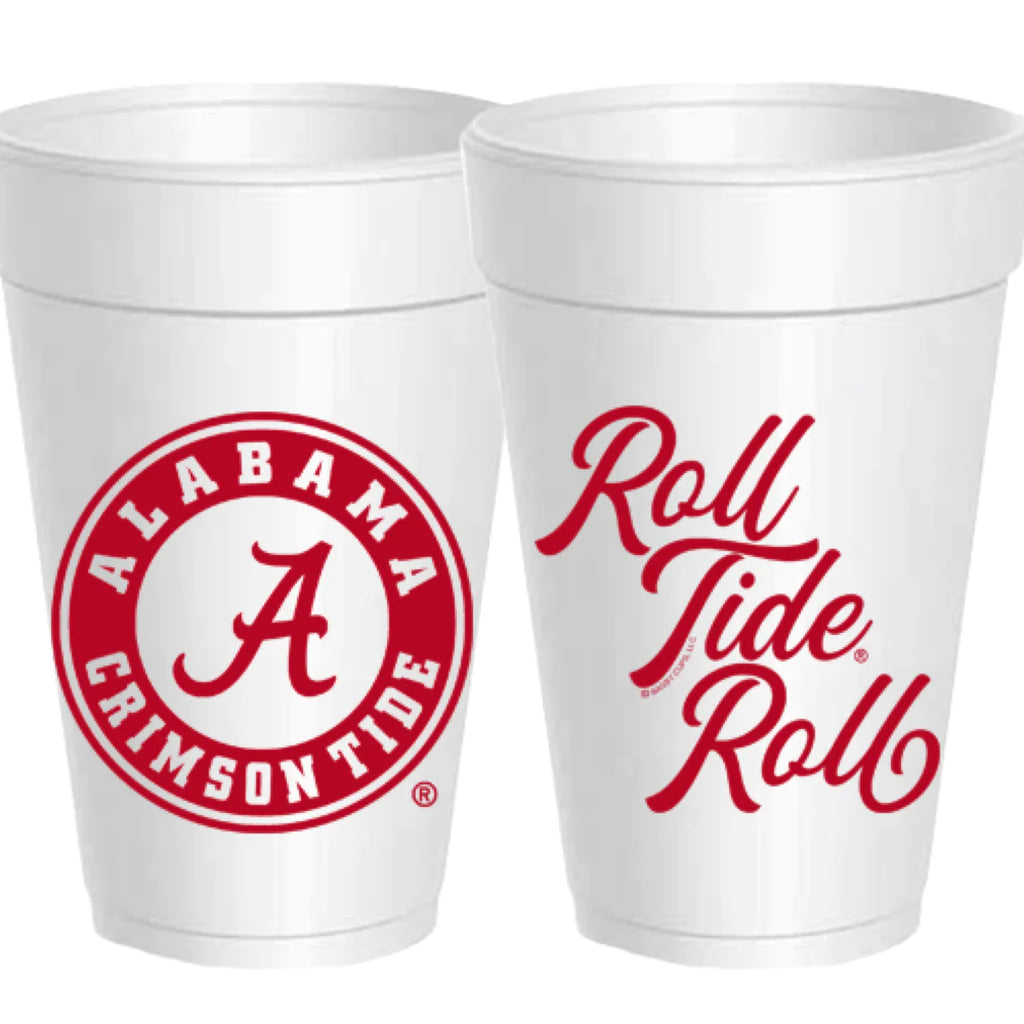 Alabama Roll Tide Roll Cups